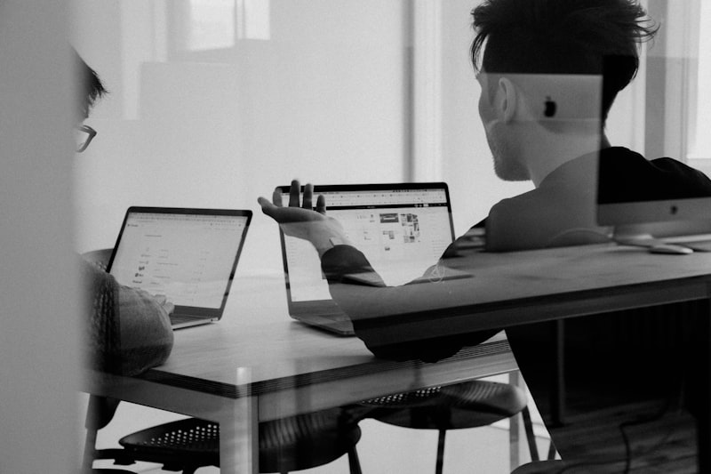 Team working together on a project